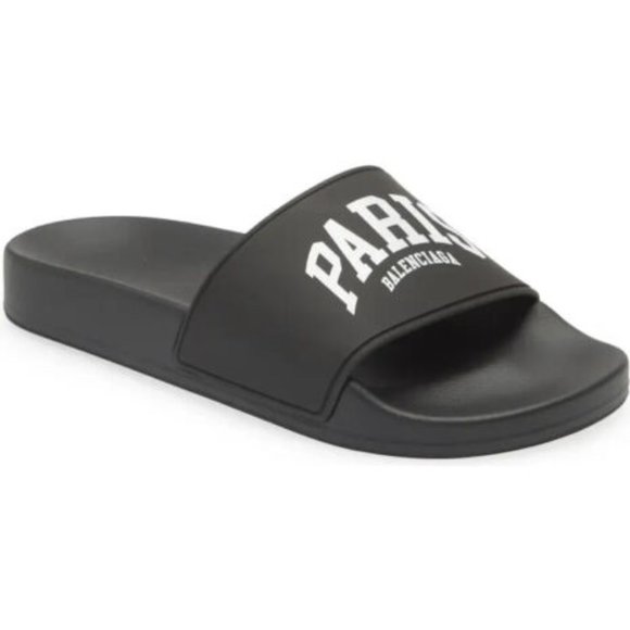 Balenciaga Cities Bicolor Pool Slide Sandals 36 - Picture 1 of 2